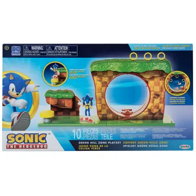 Sonic Green Hill Zone Playset - Sonic -  Leksaksaffären