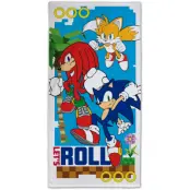 Sonic Handduk 70x140cm - Sonic -  Leksaksaffären