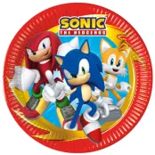Sonic Papperstallrik 23cm 8-pack