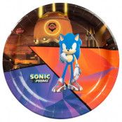 Sonic Papperstallrik 8-pack