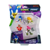Sonic Prime - 5 Pack -including 1 rare hidden character (S1) Collectible Figures (6.5cm) (Random)