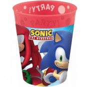 Sonic the Hedgehog - Återanvändbar Kopp i Plast 250 ml