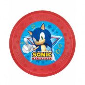 Sonic the Hedgehog - Återanvändbar Plasttallrik 21 cm