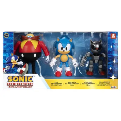 Sonic The Hedgehog 30Th Anniversary pack 3 figures 10cm