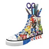 Sonic - The Hedgehog 3D Puzzle Sneaker (108 pieces)