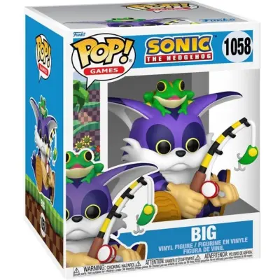 Sonic The Hedgehog - Big The Cat with Froggy (Super Pop!) Vinyl Figur 1058 - Funko Pop! - Funko Shop Europe