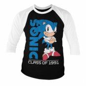 Sonic The Hedgehog - Class Of 1991 Baseball 3/4 Sleeve Tee, Long Sleeve T-Shirt