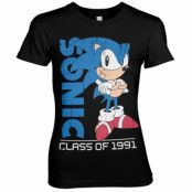 Sonic The Hedgehog - Class Of 1991 Girly Tee, T-Shirt