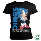 Sonic The Hedgehog - Class Of 1991 Organic Girly T-Shirt, T-Shirt