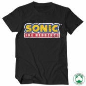 Sonic The Hedgehog Cracked Logo Organic Tee, T-Shirt