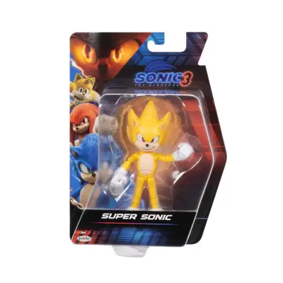 Sonic the Hedgehog Figur 10cm W2 Super Sonic - Sonic -  Leksaksaffären
