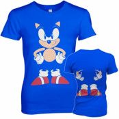 Sonic The Hedgehog - Front & Back Girly Tee, T-Shirt