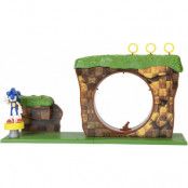 Sonic The Hedgehog - gaming Samlingsfigurer - Green Hill Zone - för  flerfärgad