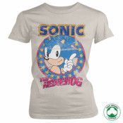 Sonic The Hedgehog Organic Girly T-Shirt, T-Shirt