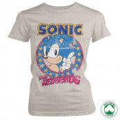 Sonic The Hedgehog Organic Girly T-Shirt