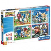 Pussel Sonic the Hedgehog puzzle 12-16-20-24 Bitar