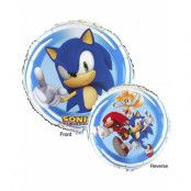 Sonic the Hedgehog Rund Folieballong 45x45 cm