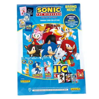 Sonic The Hedgehog Samlarbilder Starter Pack Gotta Go Fast - Sonic -  Leksaksaffären