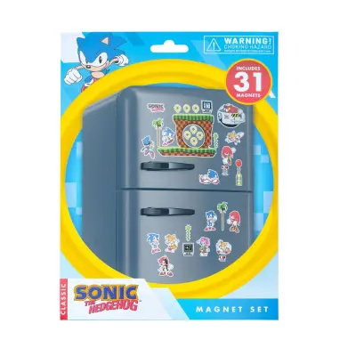 Sonic the Hedgehog set of die-cut magnets