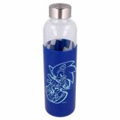 Sonic the Hedgehog silicone cover glass bottle 585ml