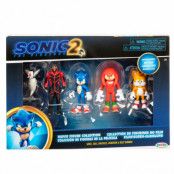 Sonic The Hedgehog Sonic 2 set 5 figures 6cm