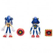 Sonic The Hedgehog Sonic & Metal Sonic set figures 10cm