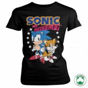 Sonic The Hedgehog - Sonic & Tails Organic Girly Tee