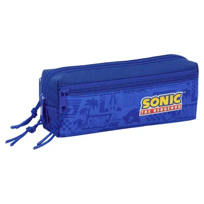 Sonic the Hedgehog triple pencil case