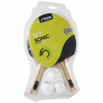 STIGA Set Sonic Pingisracketar&Bollar - Stiga -  Leksaksaffären