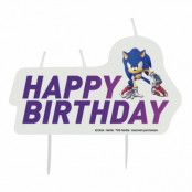 Tårtljus Happy Birthday Sonic