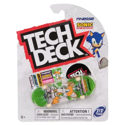 Tech Deck Fingerboard 96mm Entertainment Sonic The Hedgehog 2/2 25 - Tech Deck -  Leksaksaffären