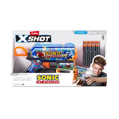 X-shot Sonic Skins Flux Mega Sonic - X-Shot -  Leksaksaffären