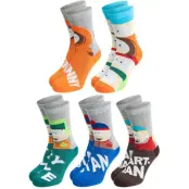 South Park - Anime Strumpor - South Park - 5er Pack Herrensocken - EU 40-45 - för Herr - flerfärgad