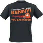 South Park - Anime T-shirt - Oh My God, They Killed Kenny! - L 5XL - för Herr - svart