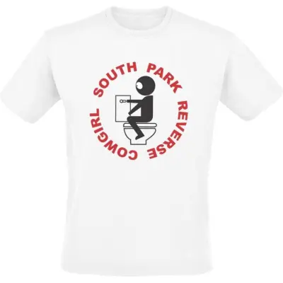 South Park - Anime T-shirt - Reverse Cowgirl - S XXL - för Herr - vit
