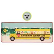 South Park - Elementary School Bus - Xl Desktop Mat + 1 Coaster
