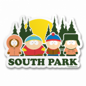 South Park Line-Up Sticker, Accessories