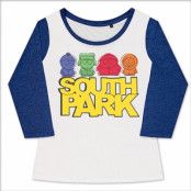 South Park Sketched Girly Baseball Tee, Long Sleeve T-Shirt