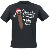 South Park T-shirt - Howdy Ho - Mr. Hankey, der Weihnachtskot - M 5XL - för Herr - svart