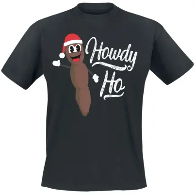 South Park T-shirt - Howdy Ho - Mr. Hankey, der Weihnachtskot - M 5XL - för Herr - svart