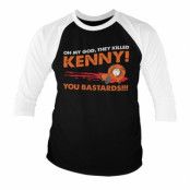 South Park - The Killed Kenny Baseball 3/4 Sleeve Tee, Long Sleeve T-Shirt
