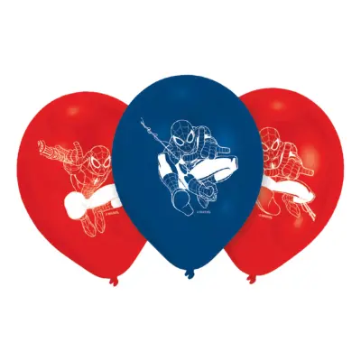 Ballonger Spiderman - 6-pack
