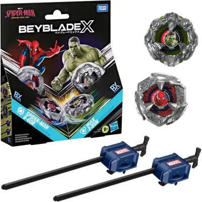 Beyblade X - Spider-Man Brand New Day Pack Bx (Spider-Man 6-60R & Hulk 3-85N)