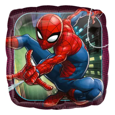 Folieballong Spider-Man Kvadrat