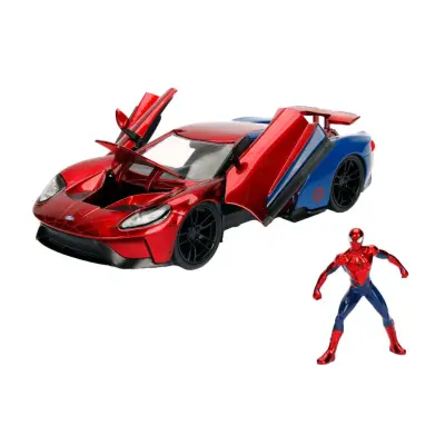 Jada - Marvel Spiderman 2017 Ford GT 1:24, 20cm