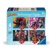 Marvel - 4 Puzzle 12/16/20/24P - Spider-Man