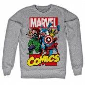 Marvel Comics Heroes Sweatshirt, Sweatshirt