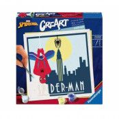 Marvel CreArt Paint by Numbers Painting Set Spider-Man 20 x 20 cm