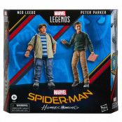 Marvel Legends Spiderman Homecoming Peter Parker and Ned Leeds set 2 figures 15cm