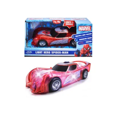 Marvel Light Hero Spider-Man Bil 1:32 - Marvel -  Leksaksaffären
